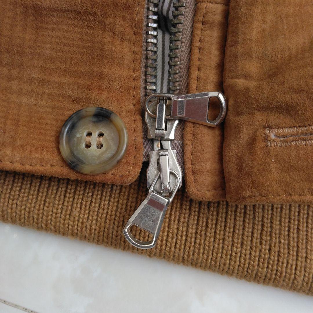 美品　 cinquanta ヤギ革　ダウン90 チンクアンタ スエード　ベスト