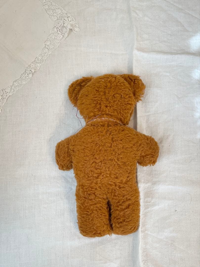 右茶色　ヴィンテージベア　ヴィンテージテディベア　アンティークベア　テディベア