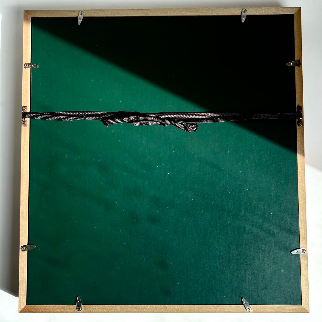 清水焼　初代村田幸之介 作 手造り 南画　貴婦人 陶額素材 陶板画 飾額