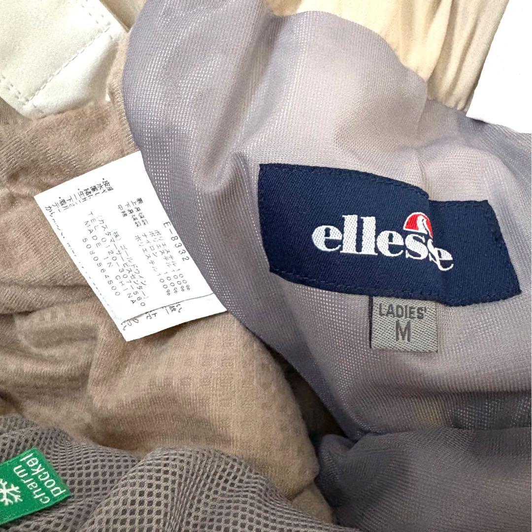 美品☆ellesse ITALY エレッセ　スキーウェア　上S 下M ホワイト
