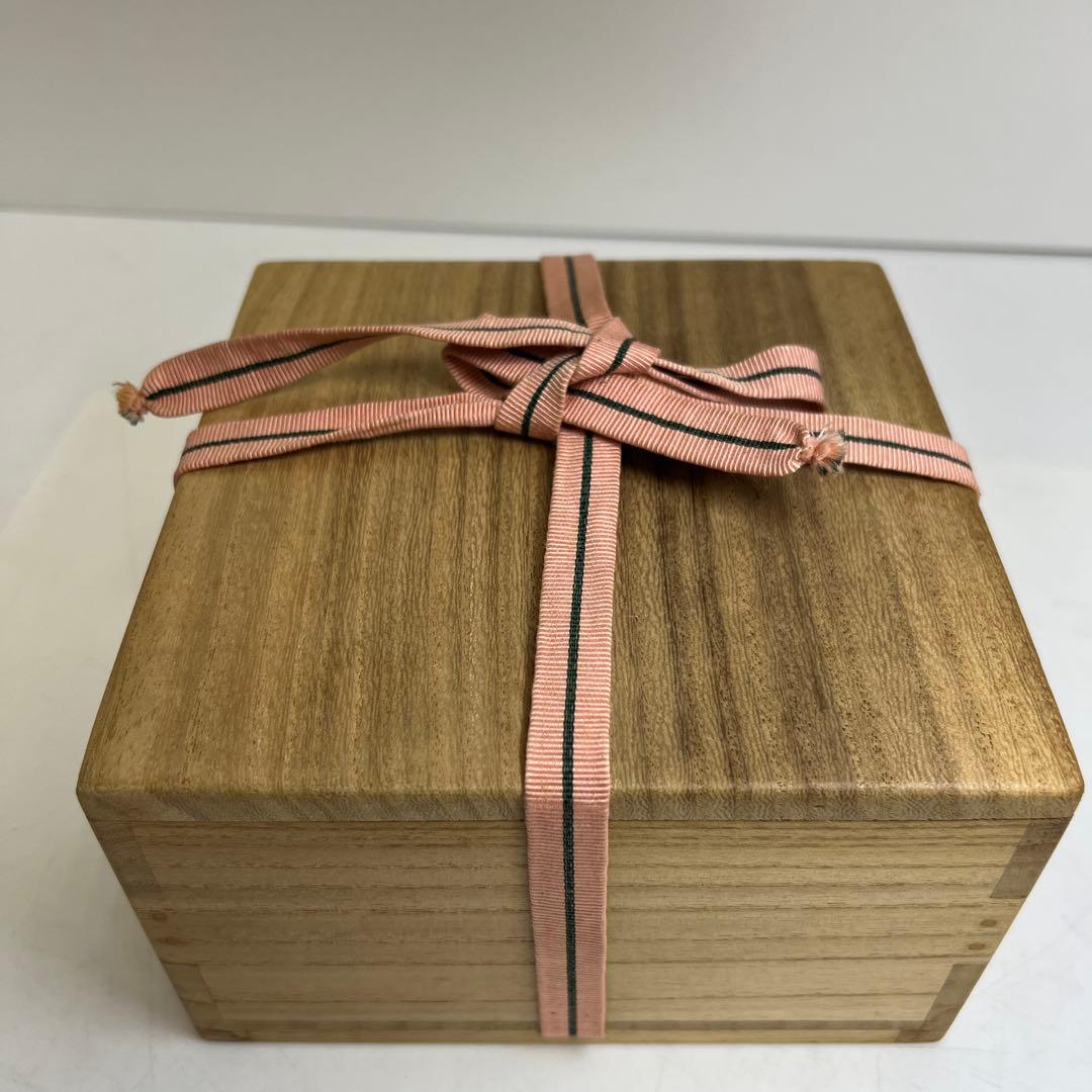 永楽善五郎 仁清写草花平茶碗 共箱 w13.7cm 東キ8-0206☆2Fトヒニ