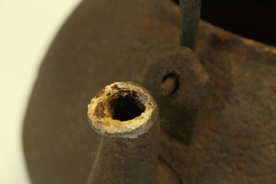 金寿堂 雨宮宗 造 銀摘 持ち手 銀象嵌 萬歳 鳳凰紋 鉄瓶(LC913)