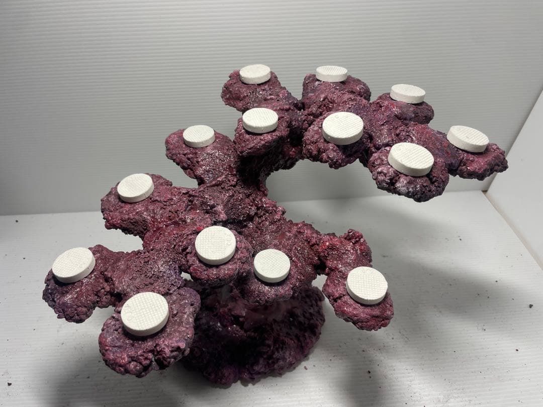 【送料無料】人工ライブロック　PHR32／14穴加工　アク抜き済み安心塗料使用