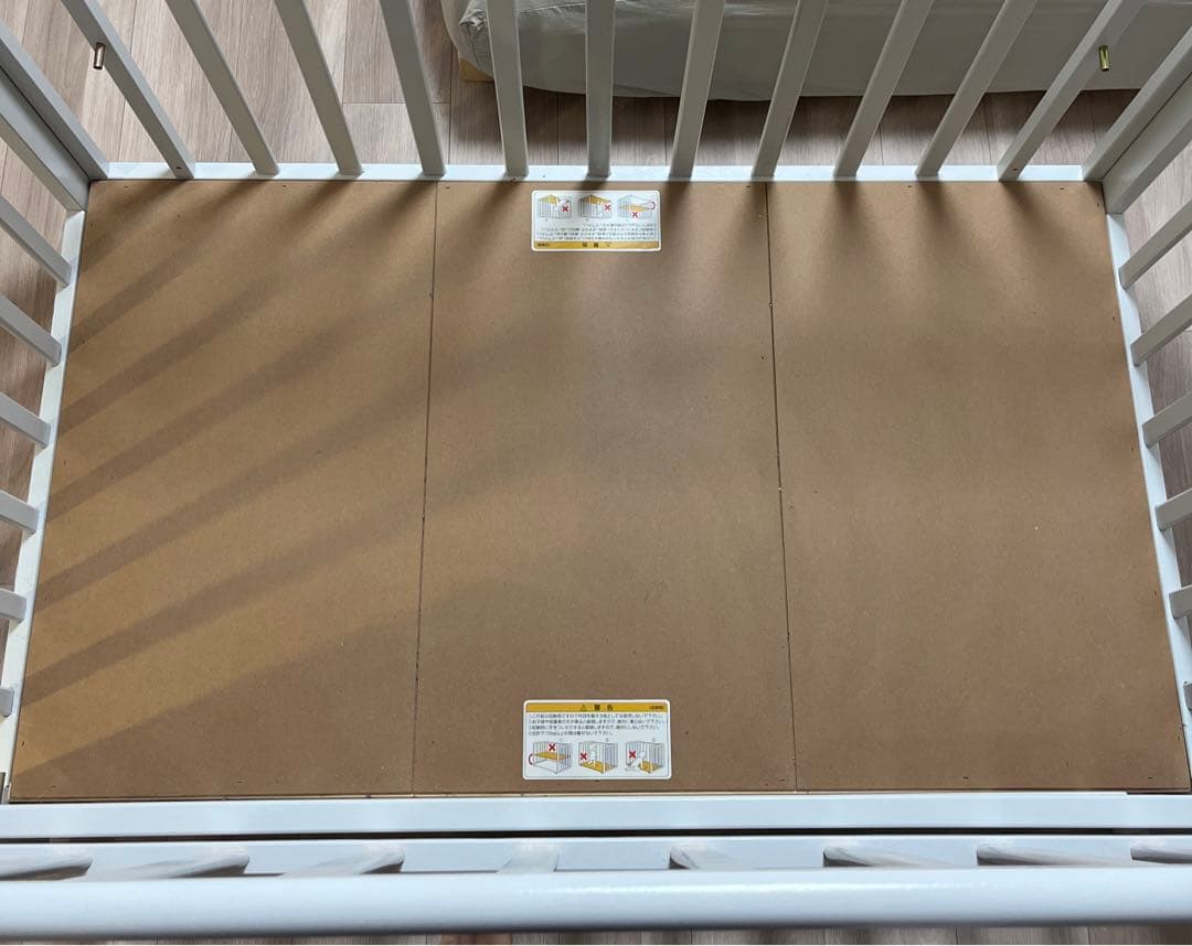 【美品マットレス&シーツ付】カトージ KATOJI ベビーベッド ハイポジション