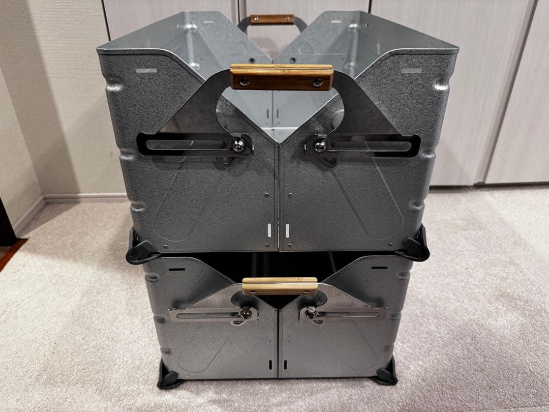 スノーピーク シェルフコンテナ50 シェルコン 2個セット①