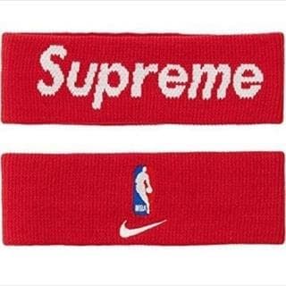 レア 新品19SS Supreme Nike NBA Headband Red