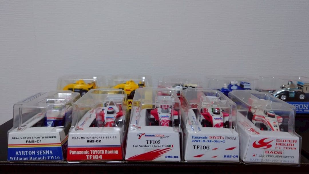 リアルモータースポーツセット　トヨタ　ウィリアムズルノー　ホンダ　アグリ10台