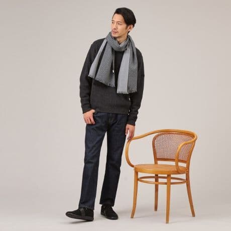 タケオキクチ　ウールブレンド 徳島ニット