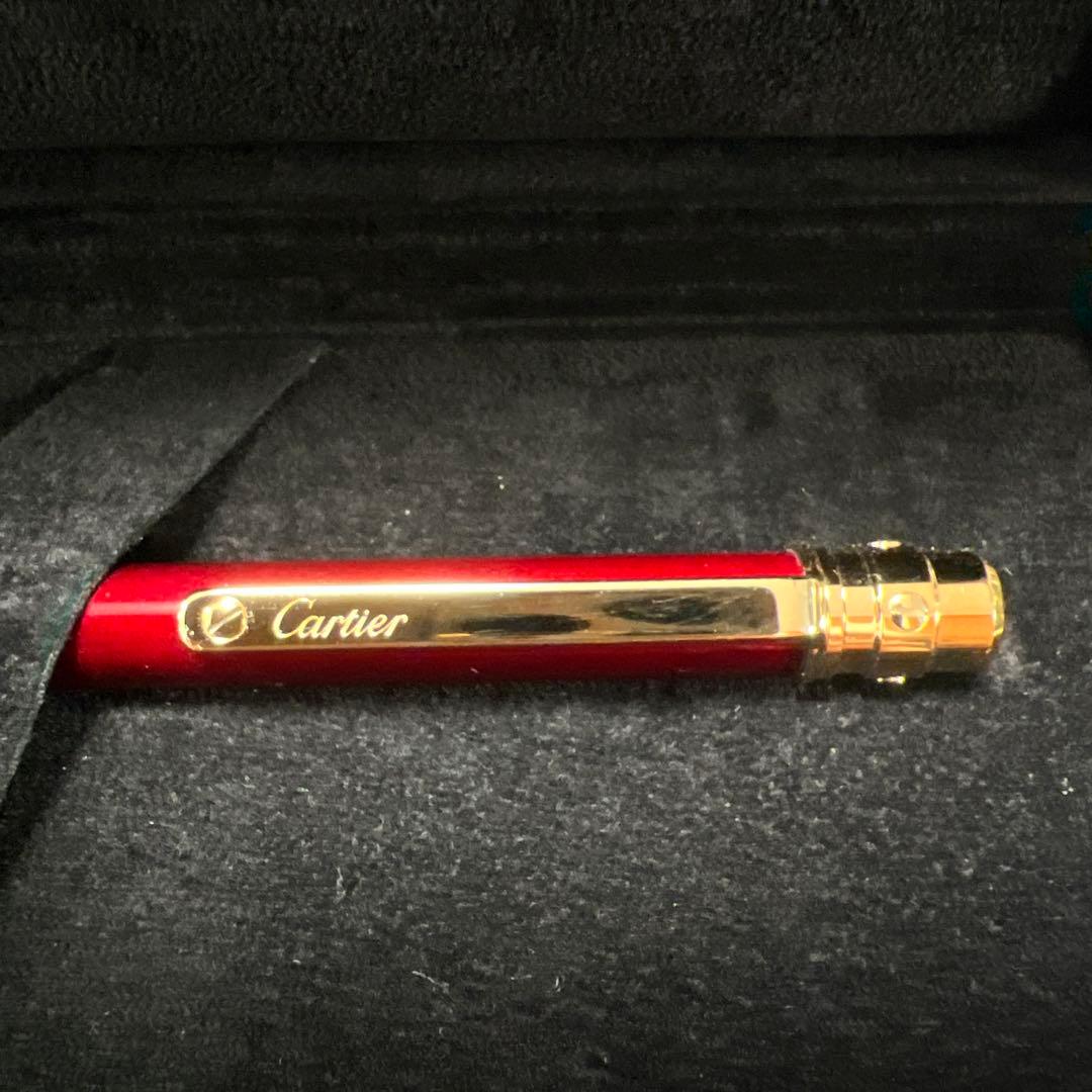 Cartier 赤 ボールペン 新品未使用