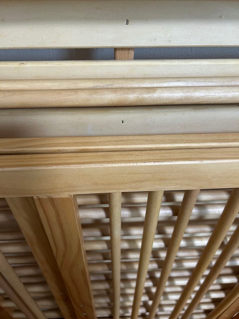 ファルスカベッドサイドベッド03 ナチュラル125長さ x 75幅 x 90高さ