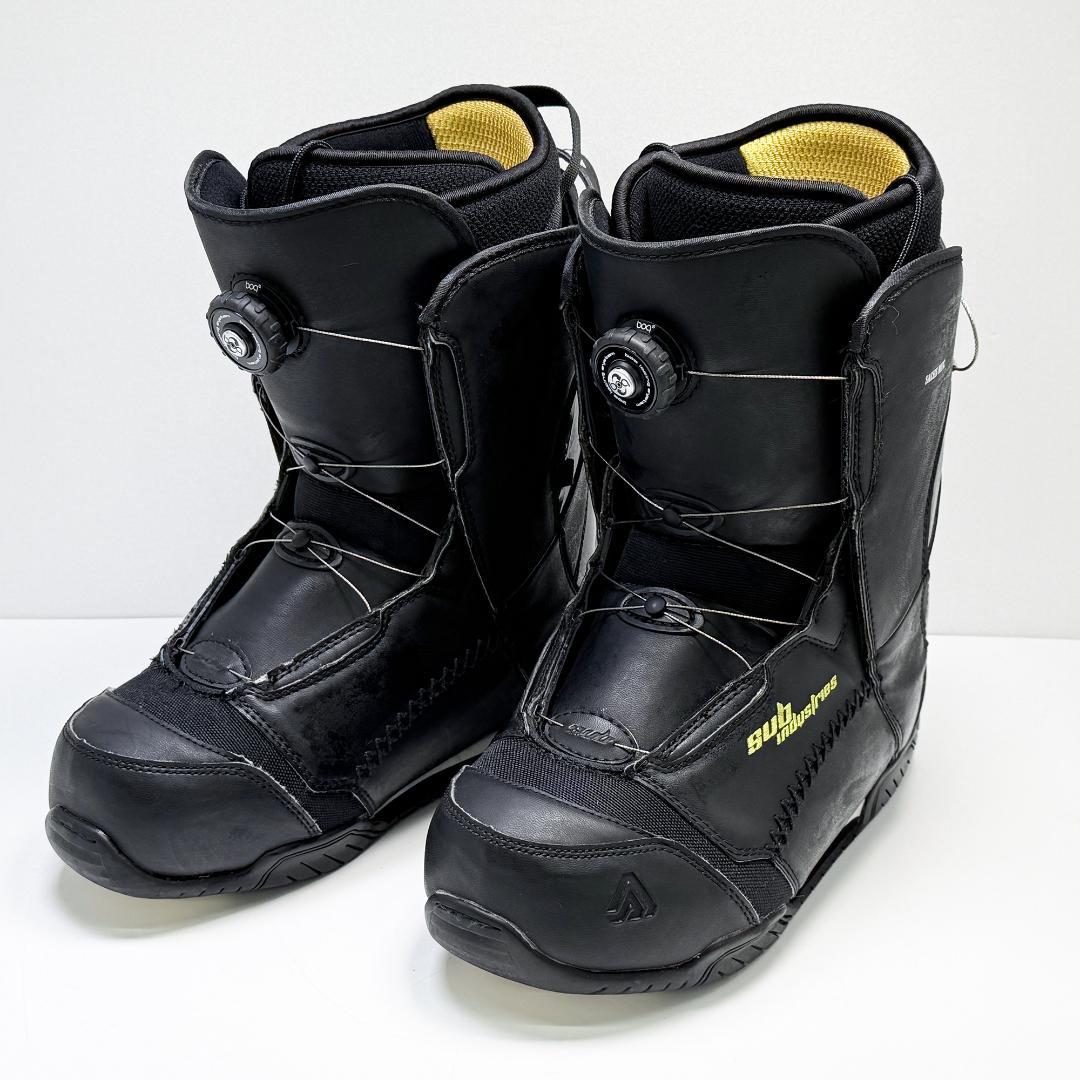 28cm サブインダストリーズ ブラック スノーボードブーツ
