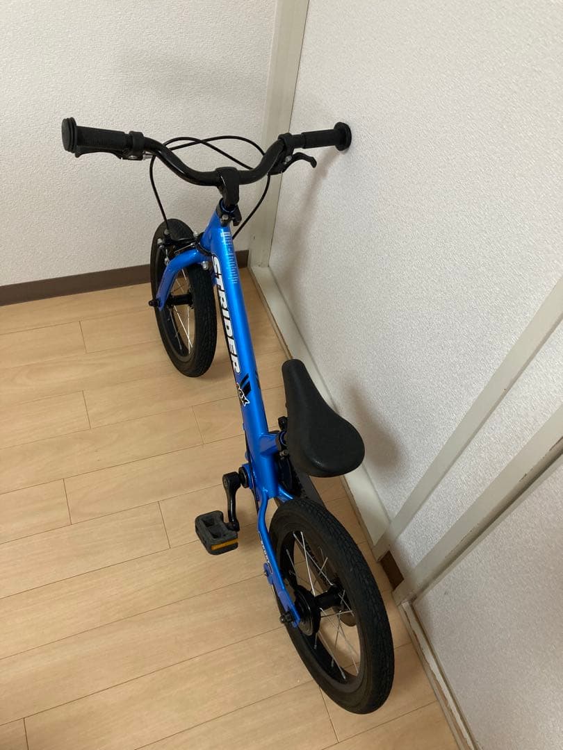 【神戸市引取限定】STRIDER 14X ストライダー キッズバイク 子供 青