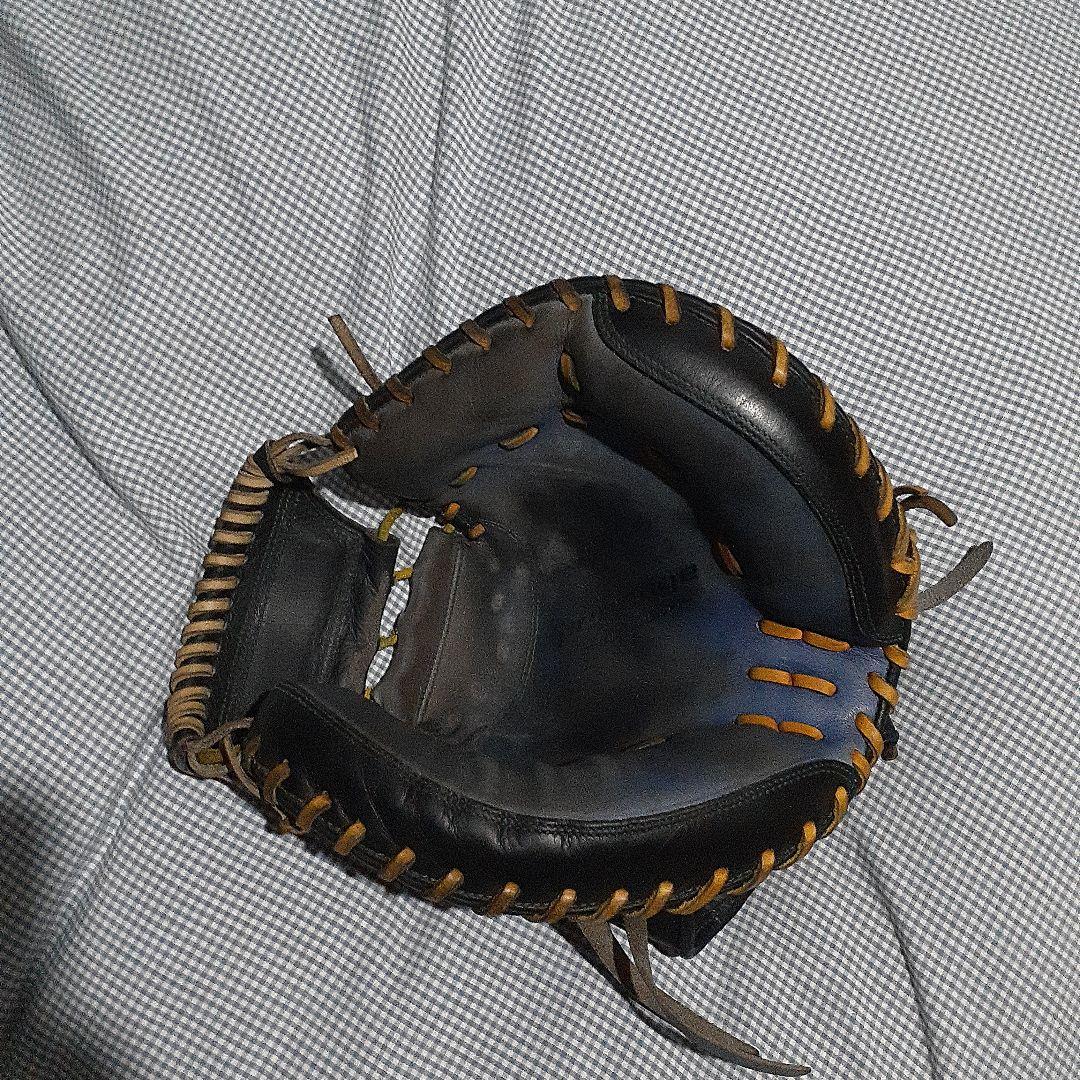 キャッチャーミット 黒/グレー