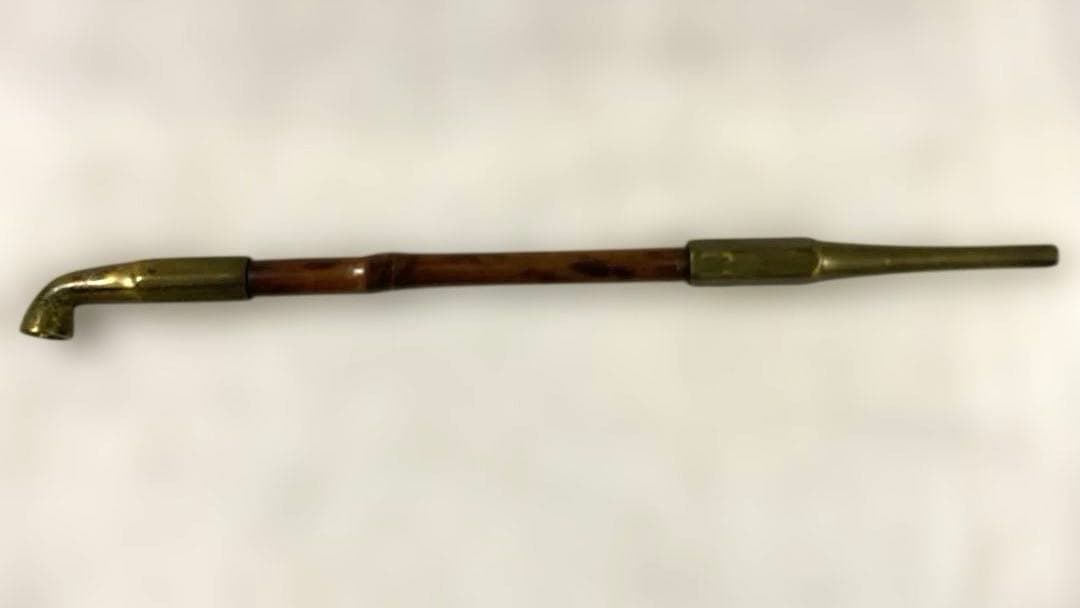 C-18 煙管　煙管入れ　叺　煙草道具　古道具　骨董品　時代物　美術品　工芸品