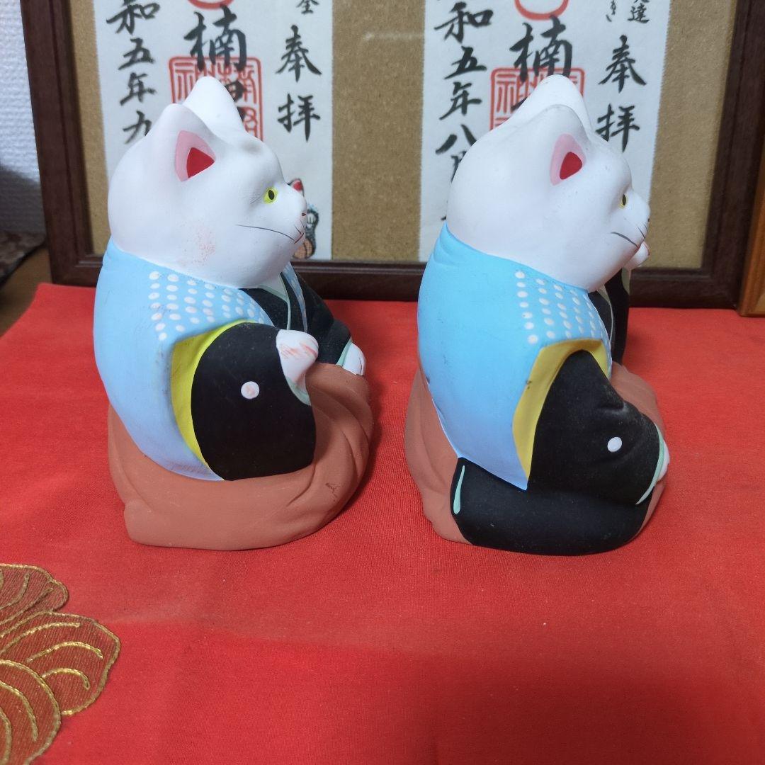 住吉大社初辰猫　中サイズ　商売繁盛　家内安全　縁起物貴重な招き猫さん