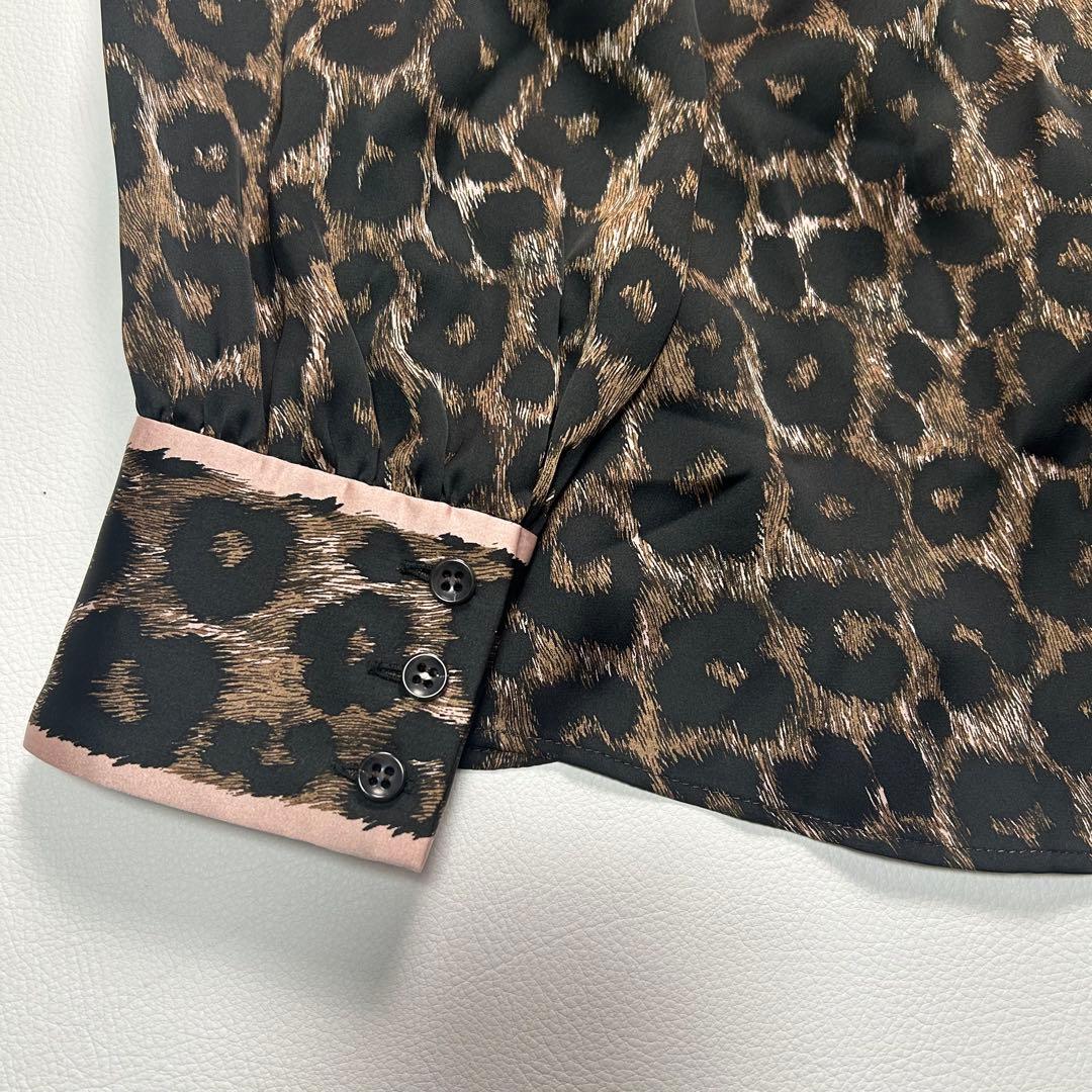 定価7.5万✨2024年モデル レリアン レオパード ボウタイ ブラウス 近年