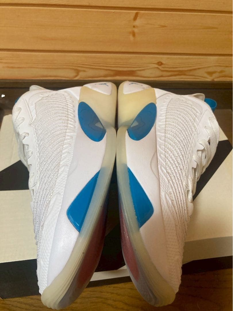 ク*o様 ナイキ ジョーダン ルカ 1 PF ホワイト/ネオ ターコイズ 26.