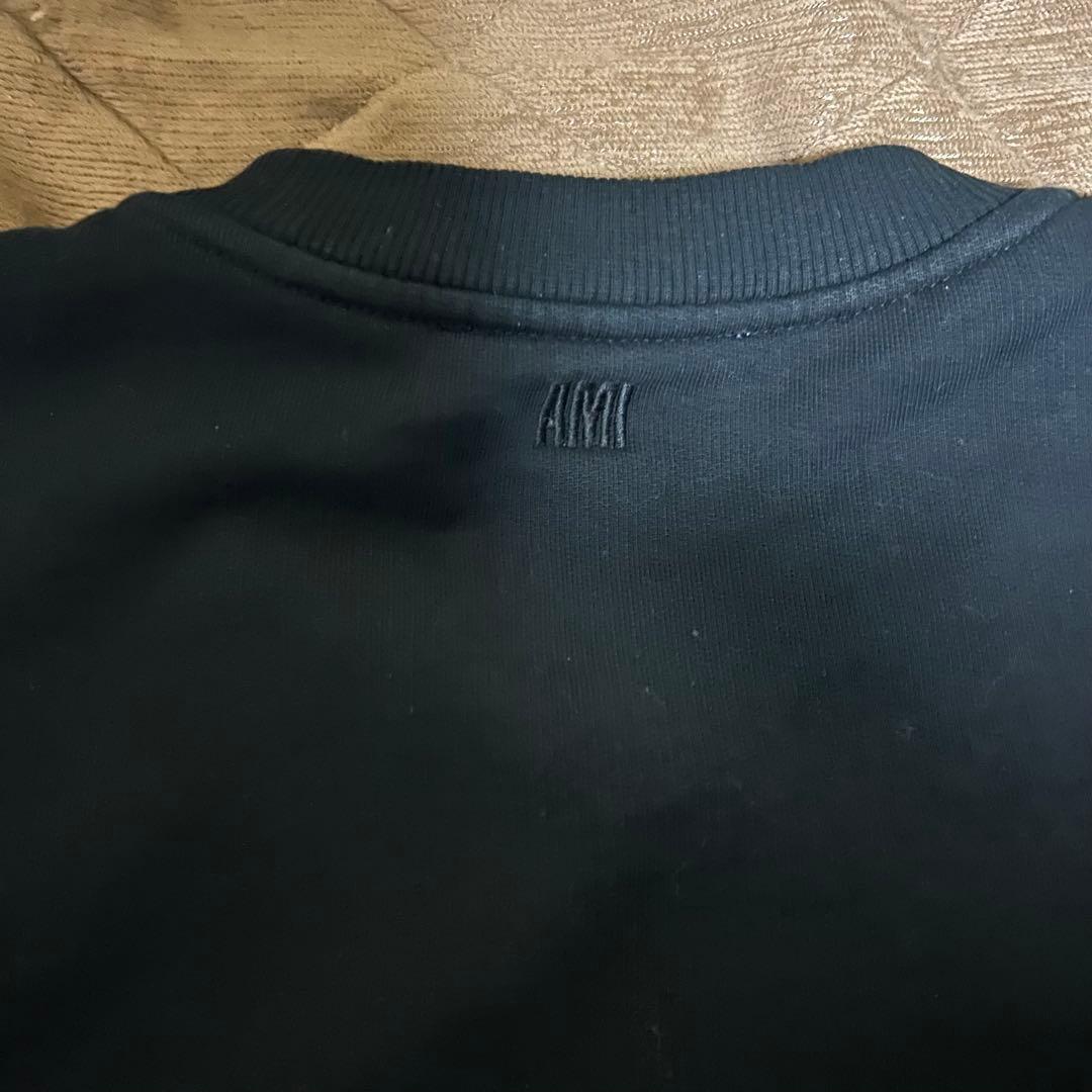 【美品】ami paris アミパリス　トレーナー 黒M 即日発送！！