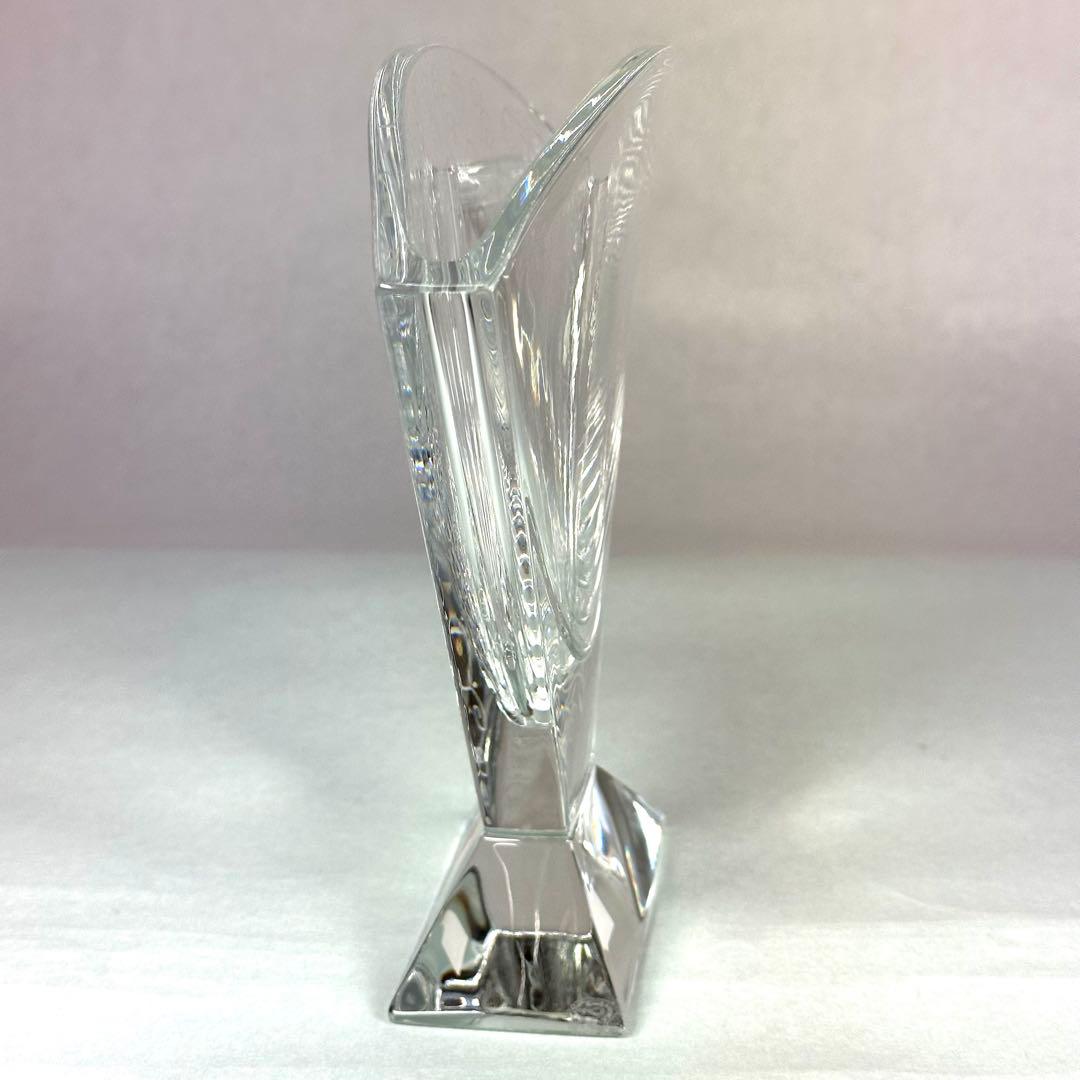 バカラ ランデブー フラワーベース エッチング ツタ模様 H21cm 新品未使用