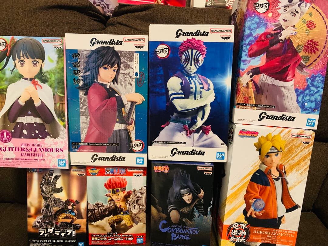 79 鬼滅の刃　フィギュア　童磨　猗窩座　冨岡義勇　カナヲ　ナルト　おまとめ