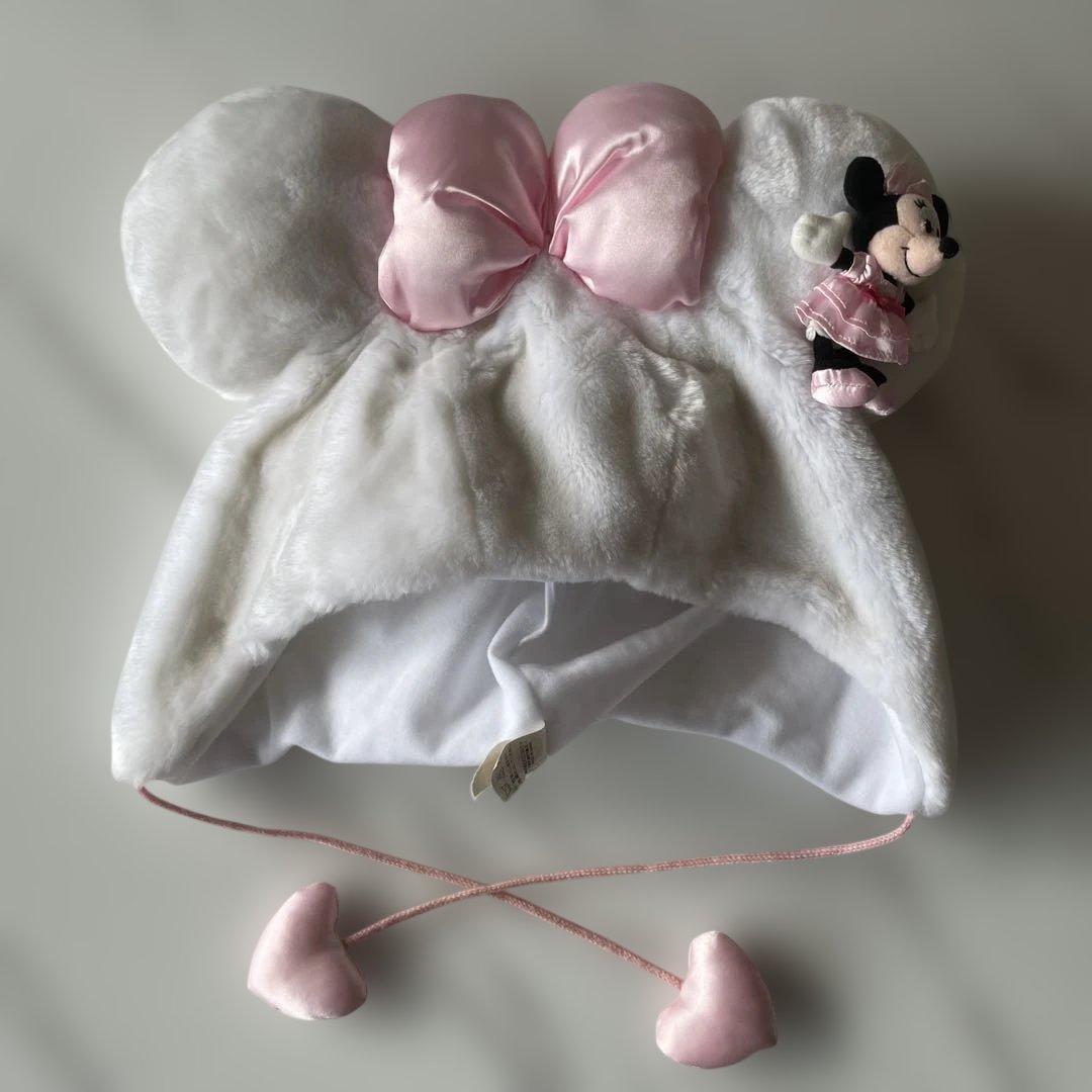 ディズニー ミニー ファンキャップ 白 セット売り レア 廃盤