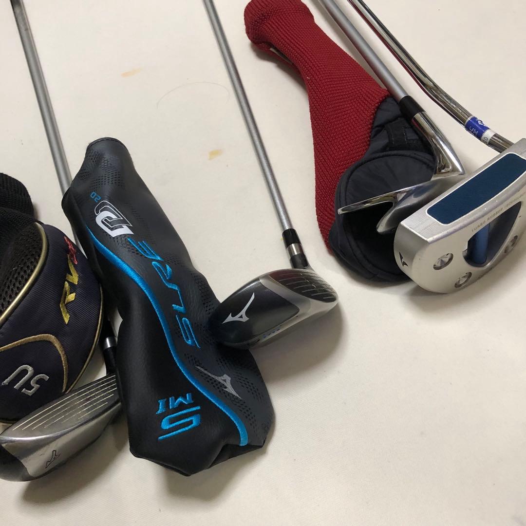 Mizuno RV-09 ゴルフバッグ クラブ＆ドライバー全18本