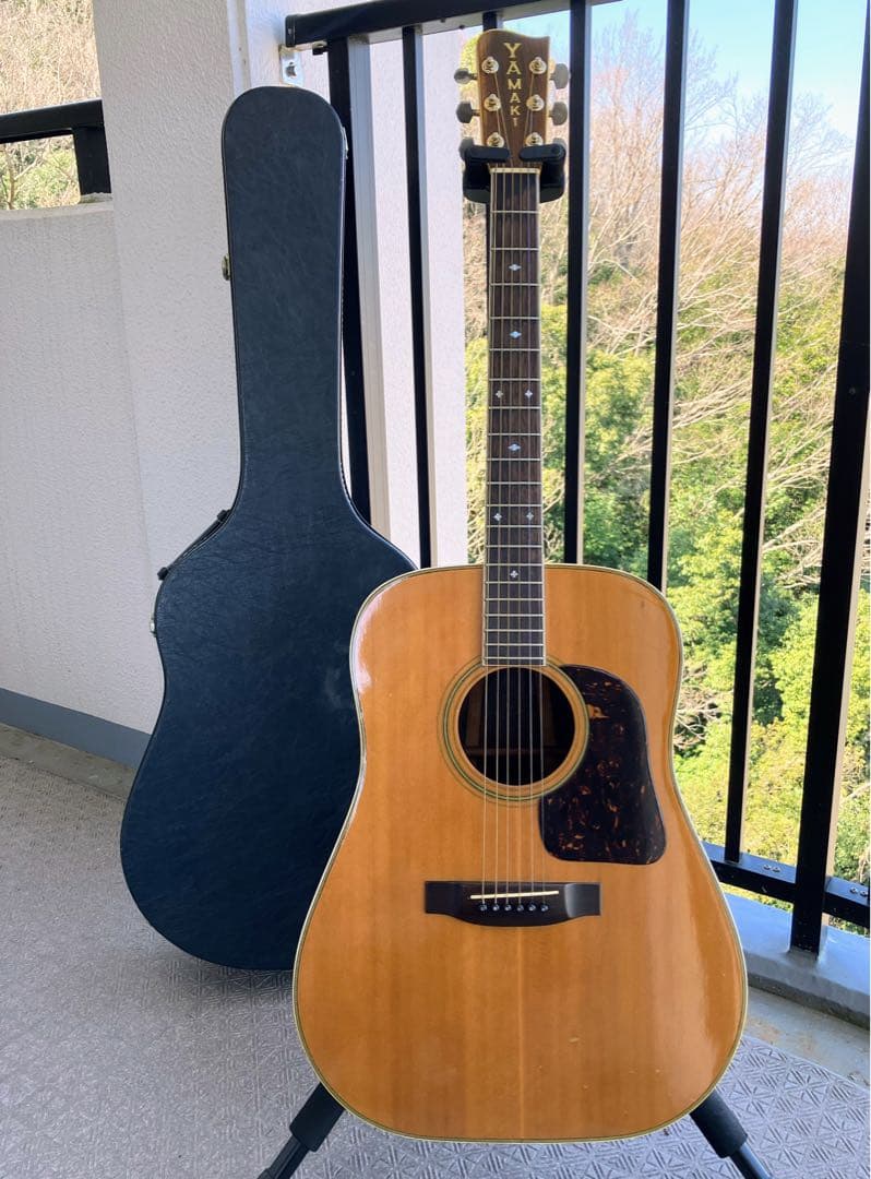 ★激レア！YAMAKI G50 縦ロゴ ギャラガーモデル TOP単板 ギター ★