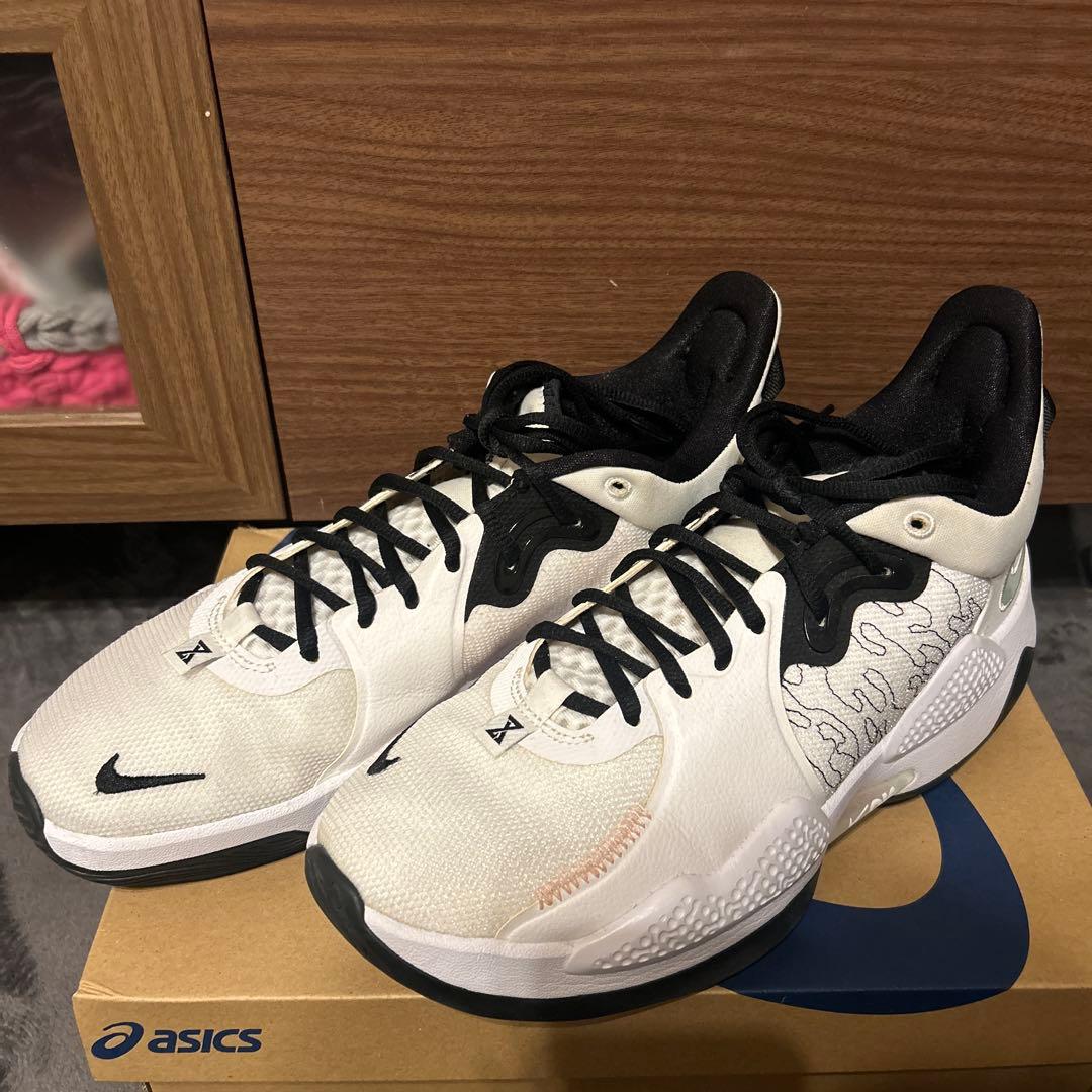 NIKE PG 5 EP 'WHITE BLACK' ナイキ ポール ジョージ5