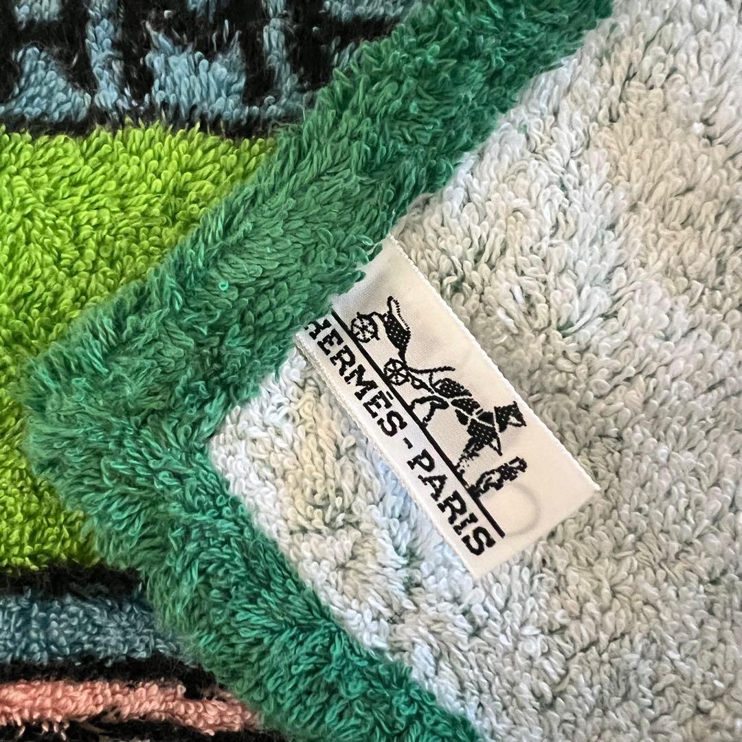 ⭐️超レア❗️良品❗️HERMES エルメス/大判ビーチタオル/レアなクジラ柄！