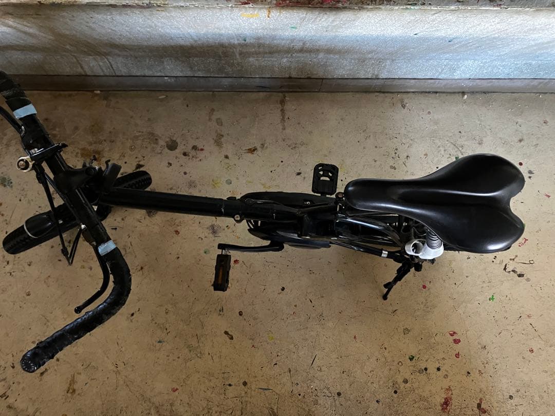 折りたたみ式電動アシスト自転車 黒 Panasonic パナソニック オフタイム