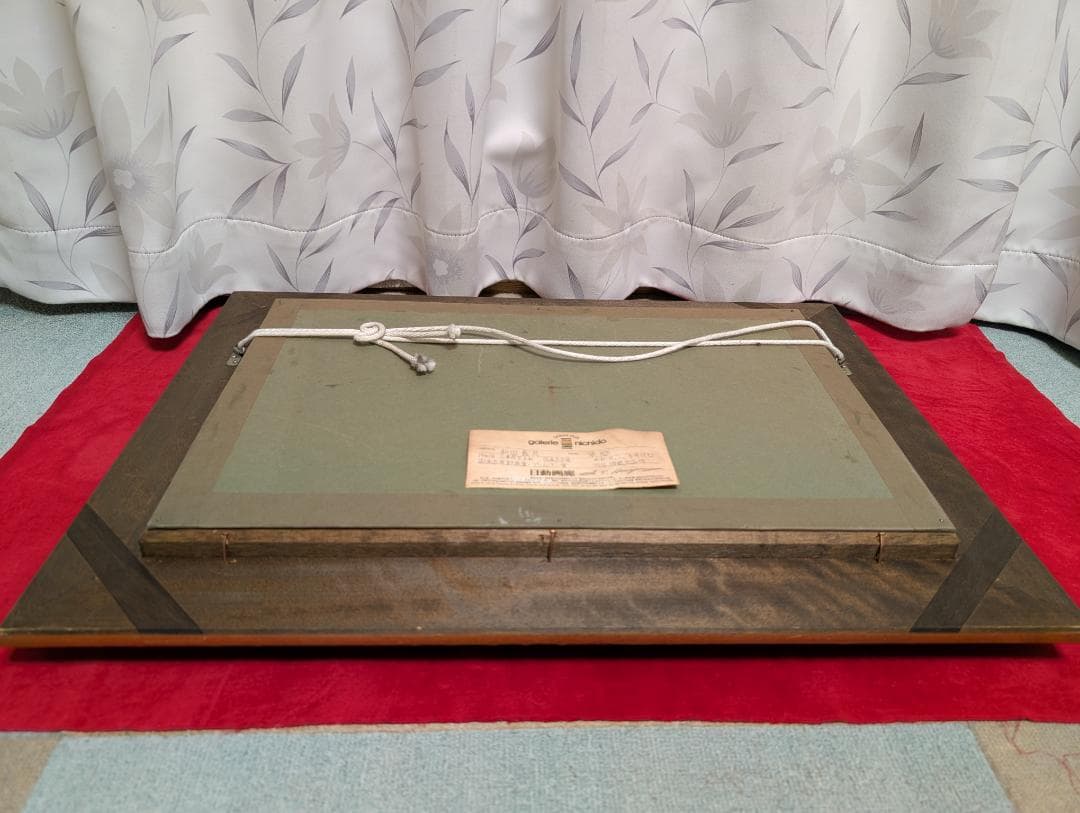 美術品　絵画　水彩　ガッシュ8号M型