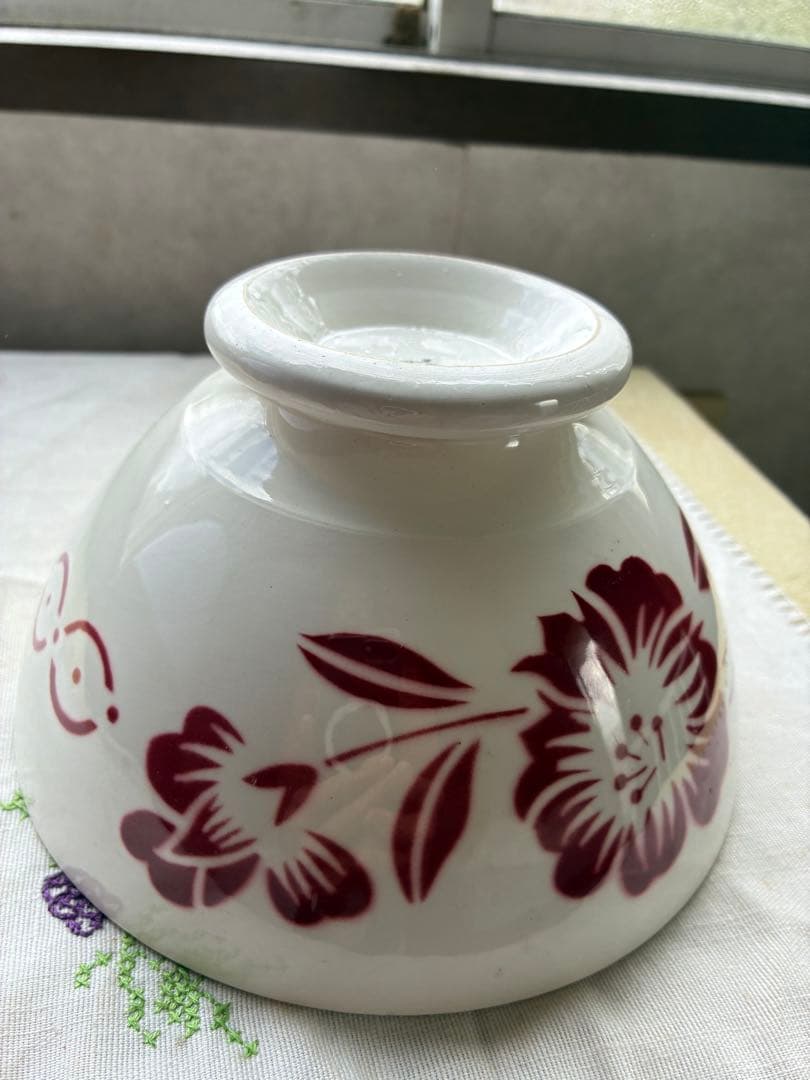 フランス　アンティーク　カフェオレボウル　ディゴワン　直径１７.5cm 特大美品