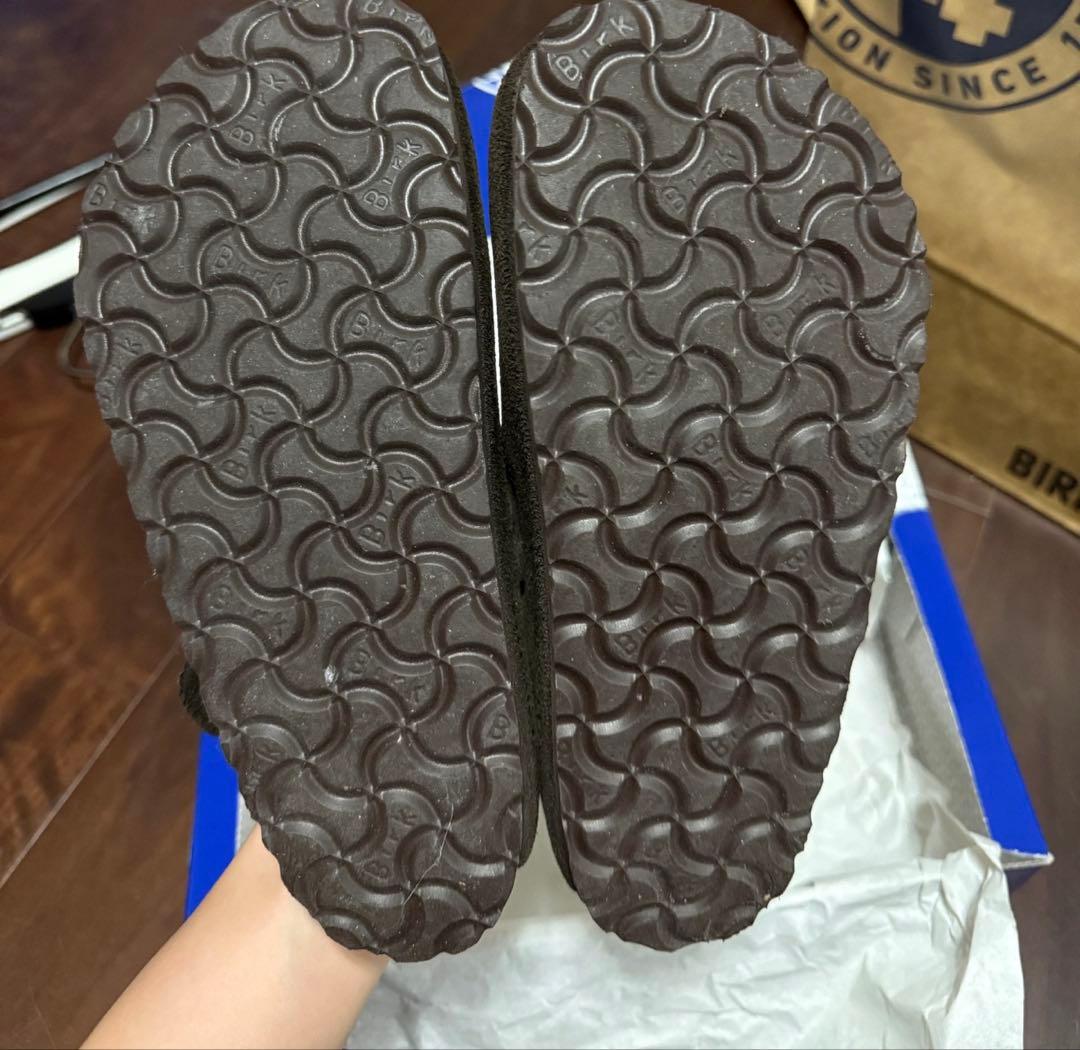 【新品】 ビルケンシュトック ボストン 26cm サボ サンダル モカ スエード