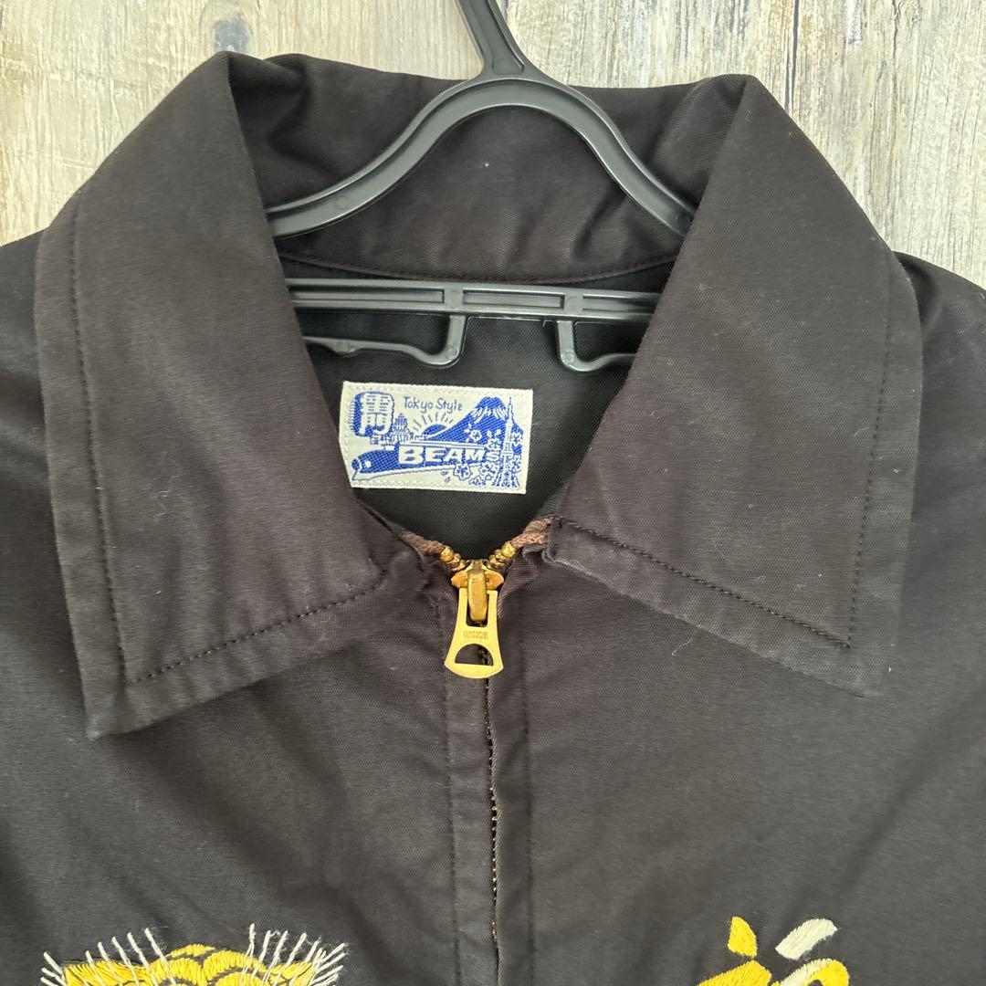 クリーニング済み東洋エンタープライズ×BEAMS BOY刺繍ベトジャンジャケット