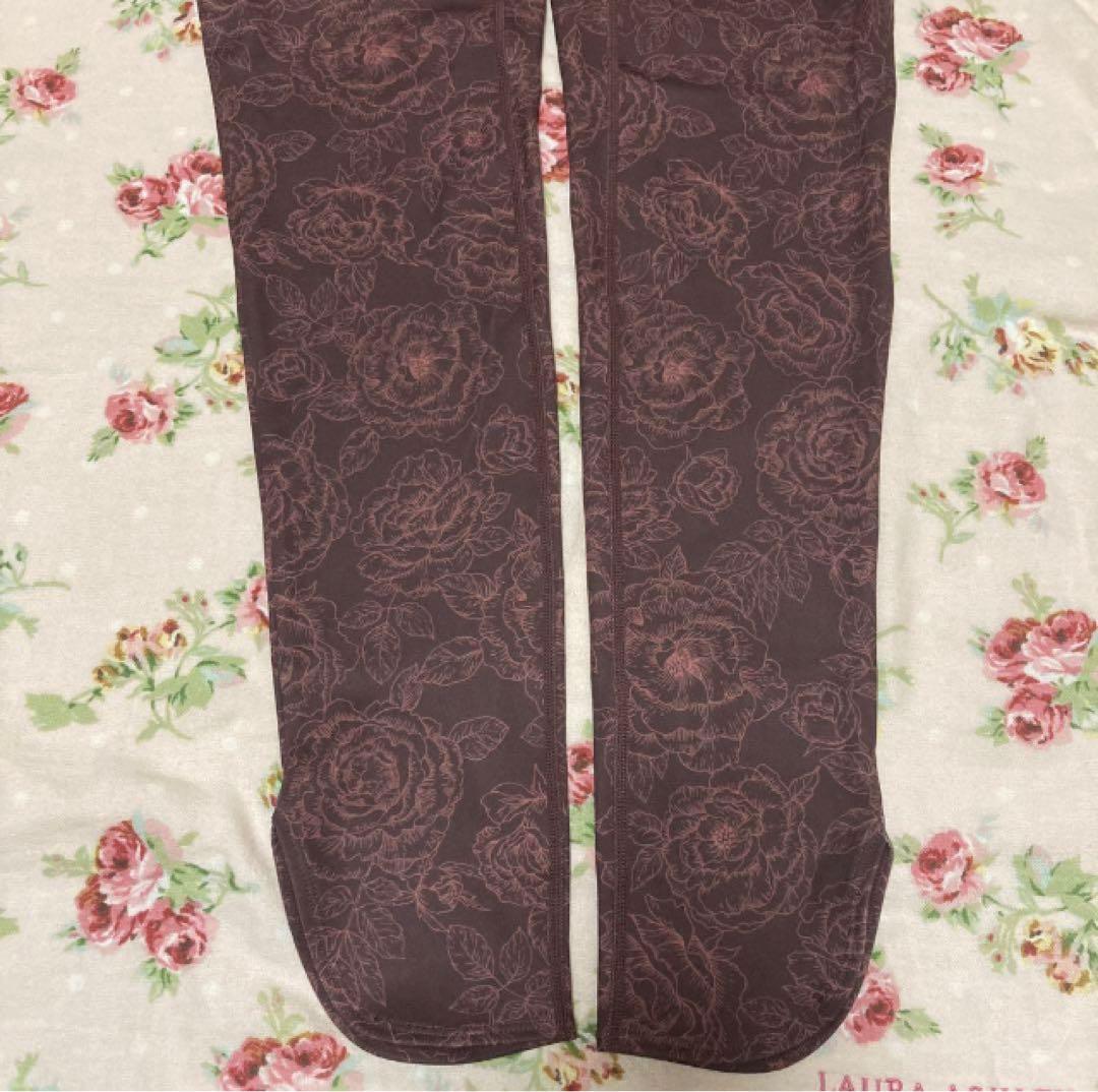 スカーラ sukala フラワートップス＆レギンス セットアップ L/M