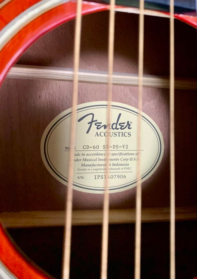Fender アコースティックギター CD-60
