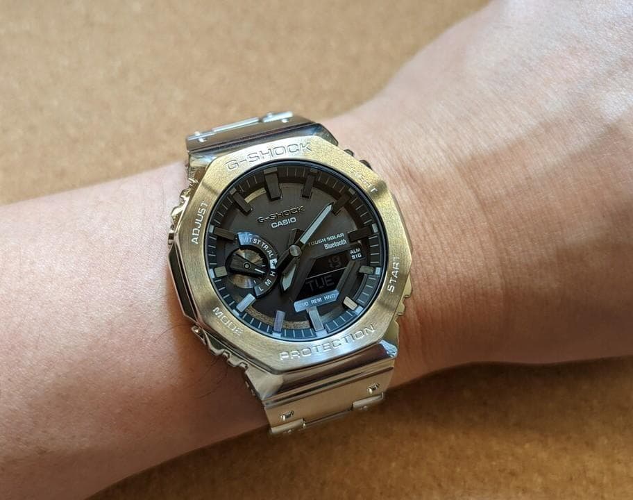 【良品】 G-SHOCK GM-B2100D-1AJF フルメタル 日本製