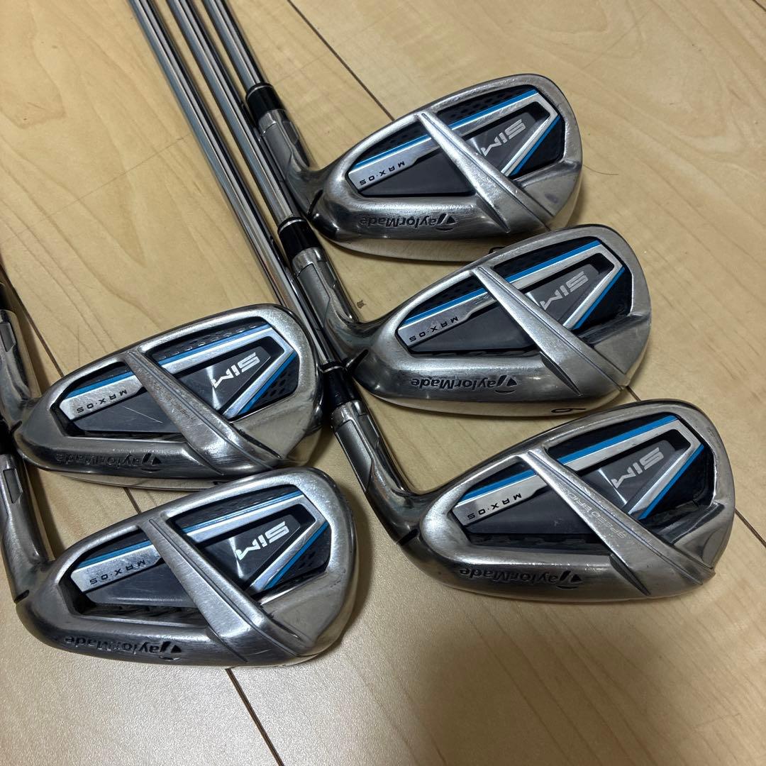 TaylorMade SIM MAX OS アイアンセット 5本セット 即日発送