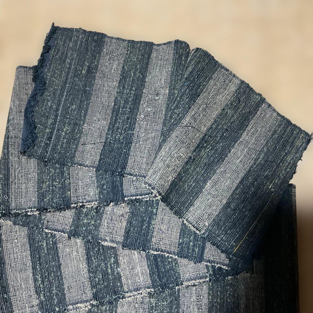 Os529 裂織　半幅帯