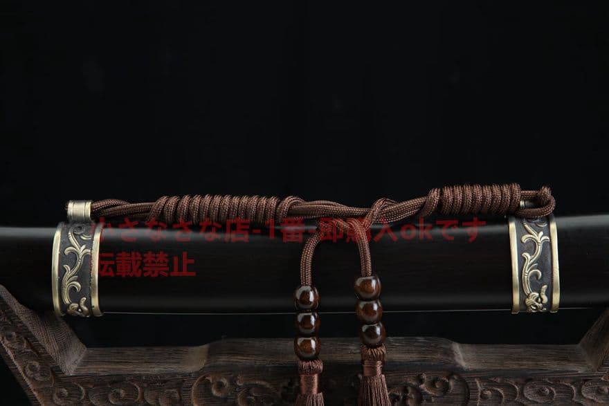 26寸定坤神刀（黒檀金）武具　刀装具　日本刀　模造刀 居合刀