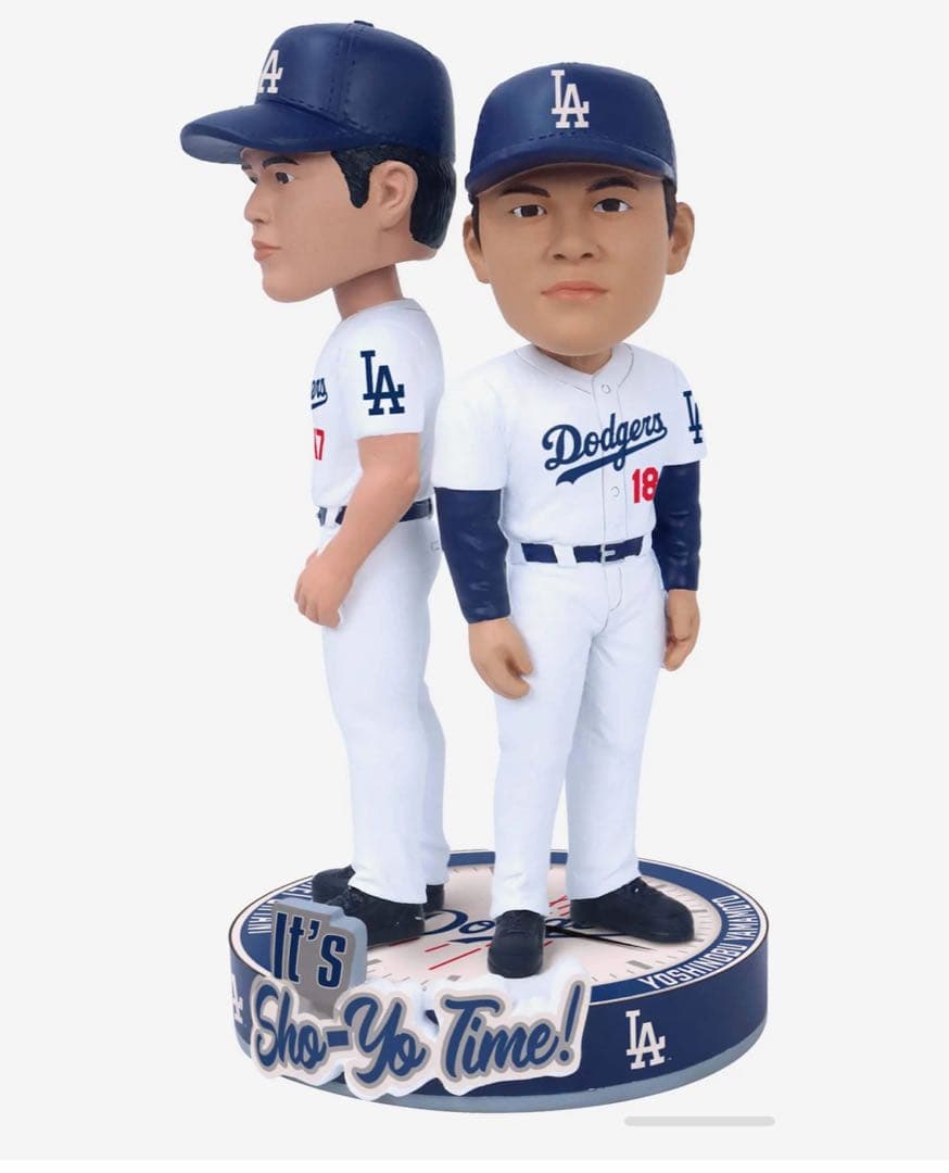 【正規品】大谷翔平 山本由伸 デュアルボブルヘッド Sho-Yo Time!