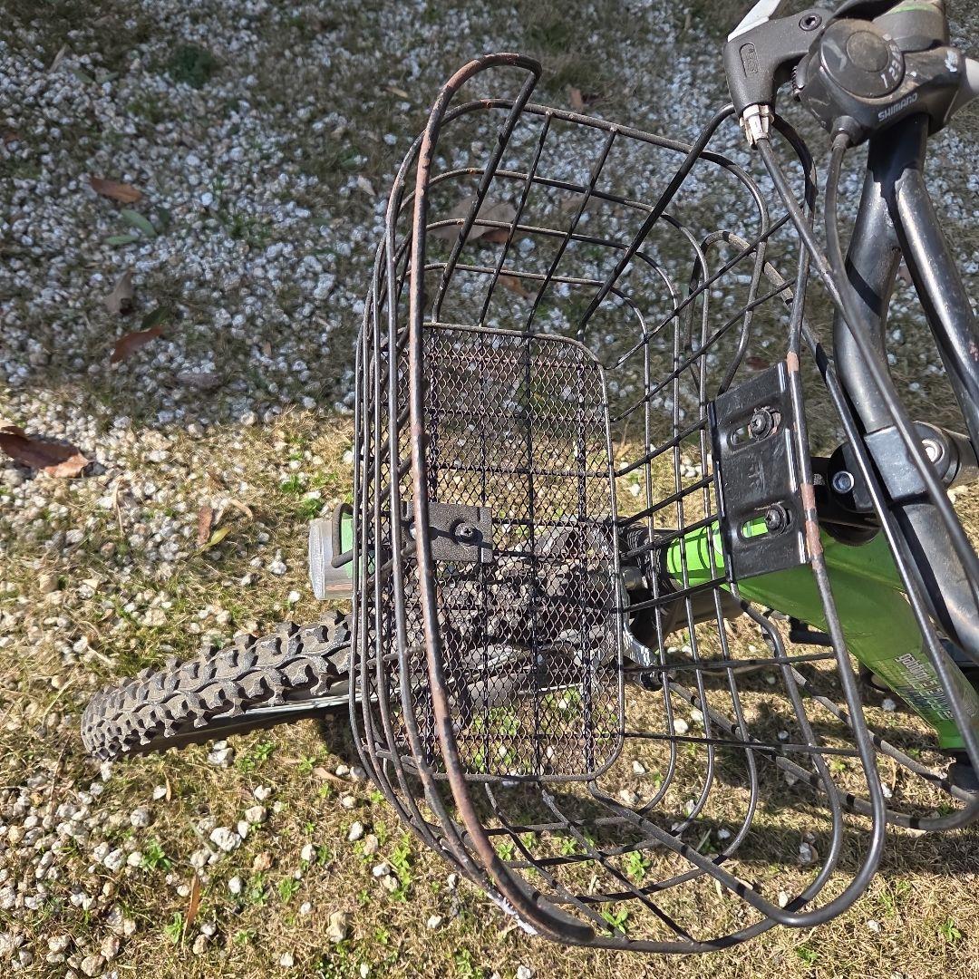 子供用自転車 グリーン 24インチ6段変速マウンテン【お値下げ】