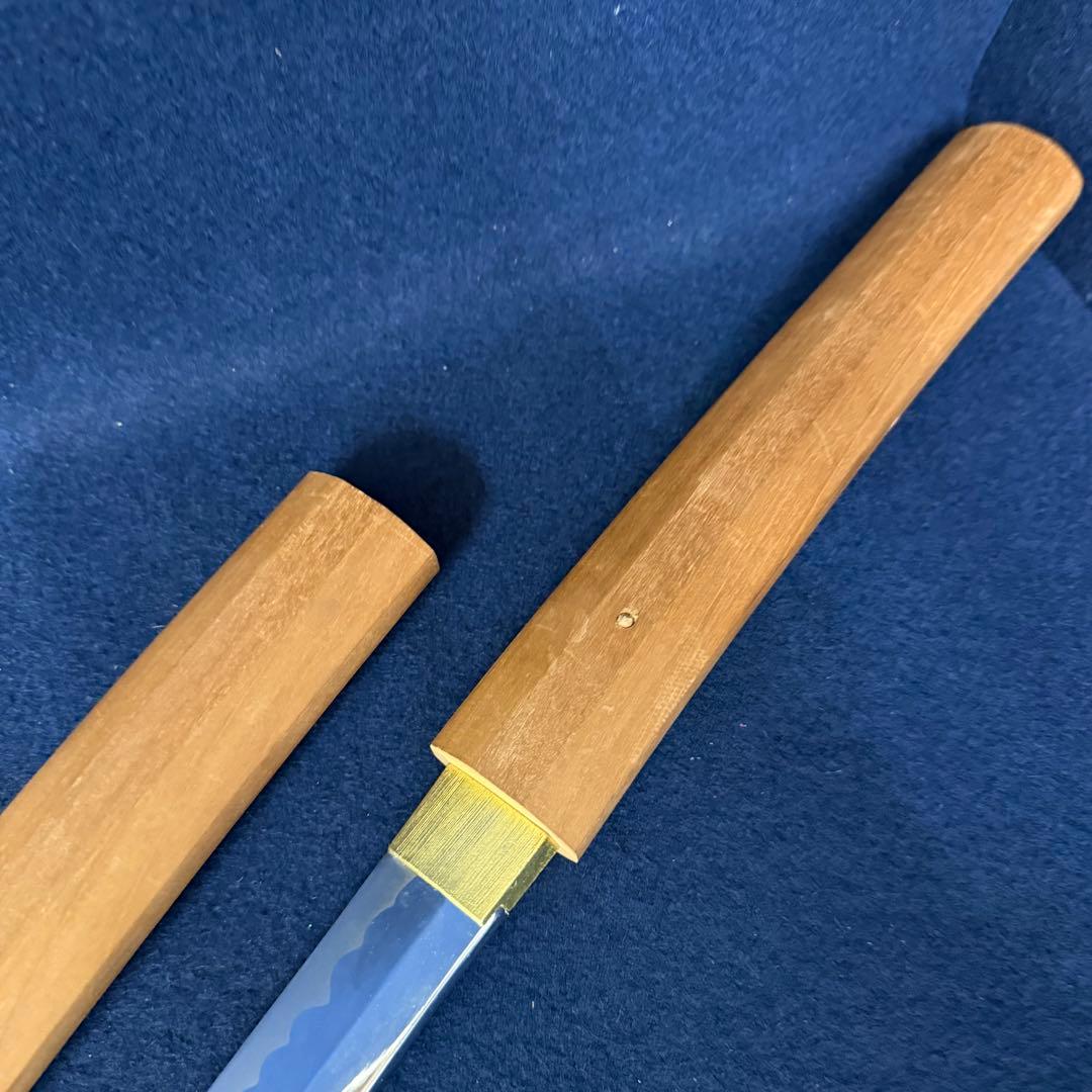 模造刀 模擬刀 太刀 白鞘 全長約103cm刃渡約72cm 重さ約1200g