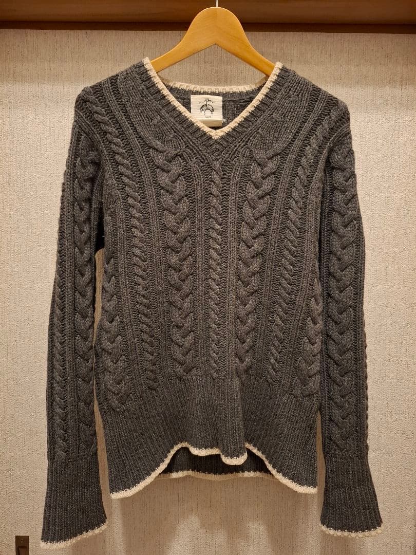ブラックフリース　BLACKFLEECE カシミヤ100％　グレー　BB0