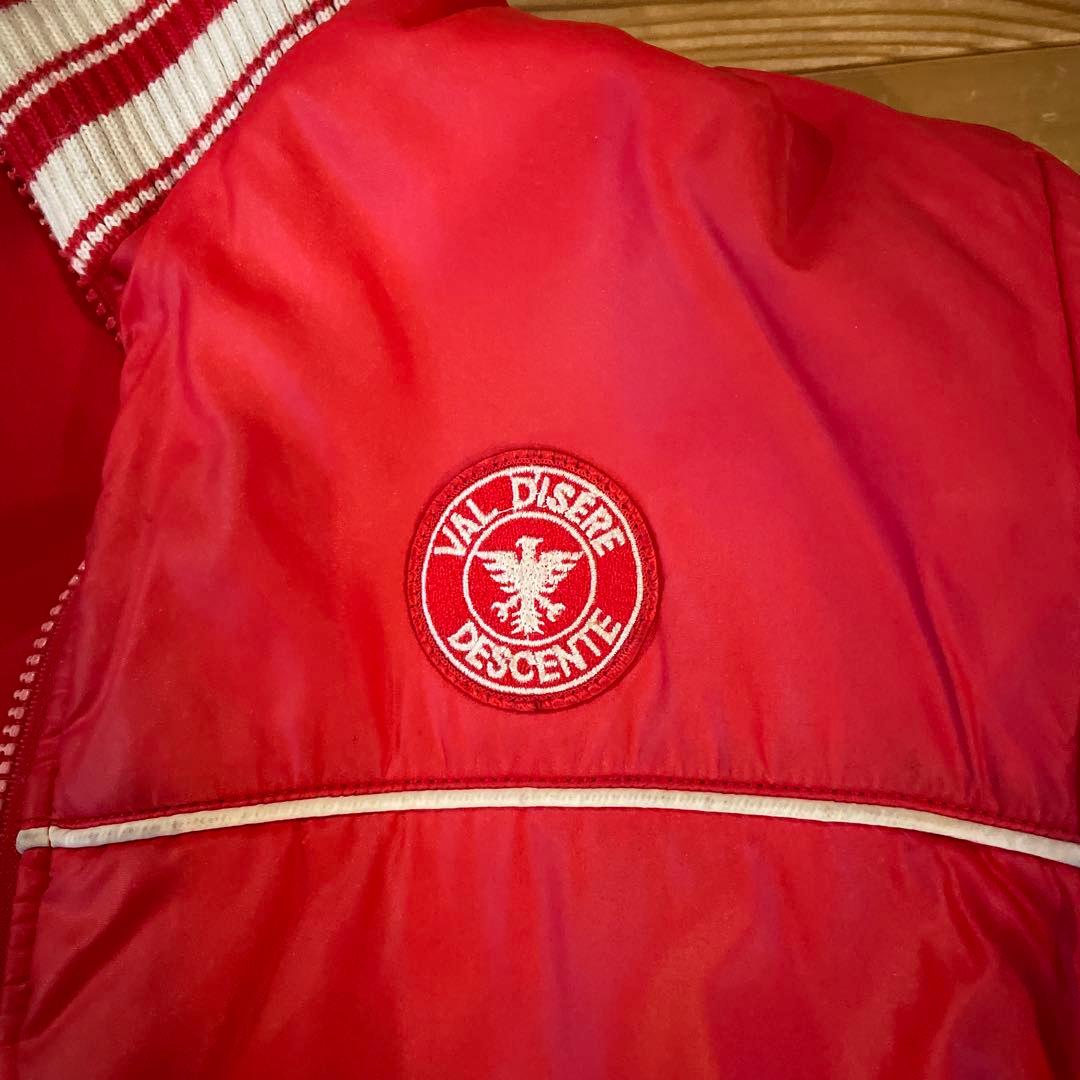 DESCENTE バイカラーリブ付きジャケット Oサイズ