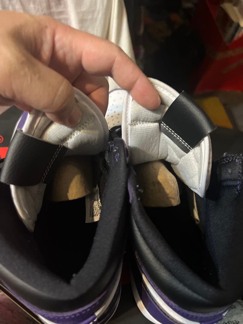 ジ*ズ様 Nike Air Jordan1 コートパープル　ナイキ　ジョーダン1