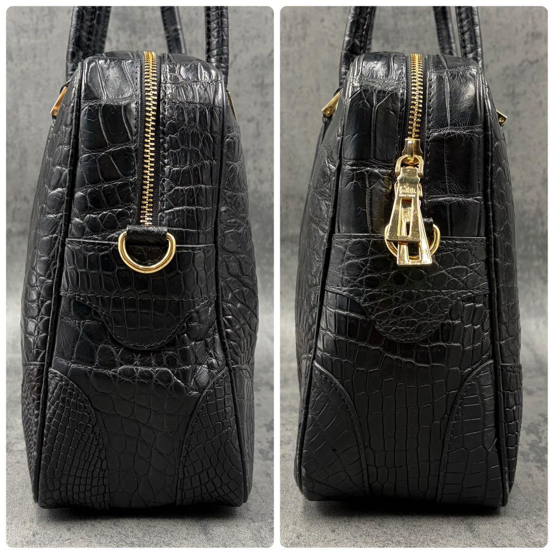 JRA 2way ファルチ クロコダイル ビジネスバッグ 斜め掛け A4 メンズ