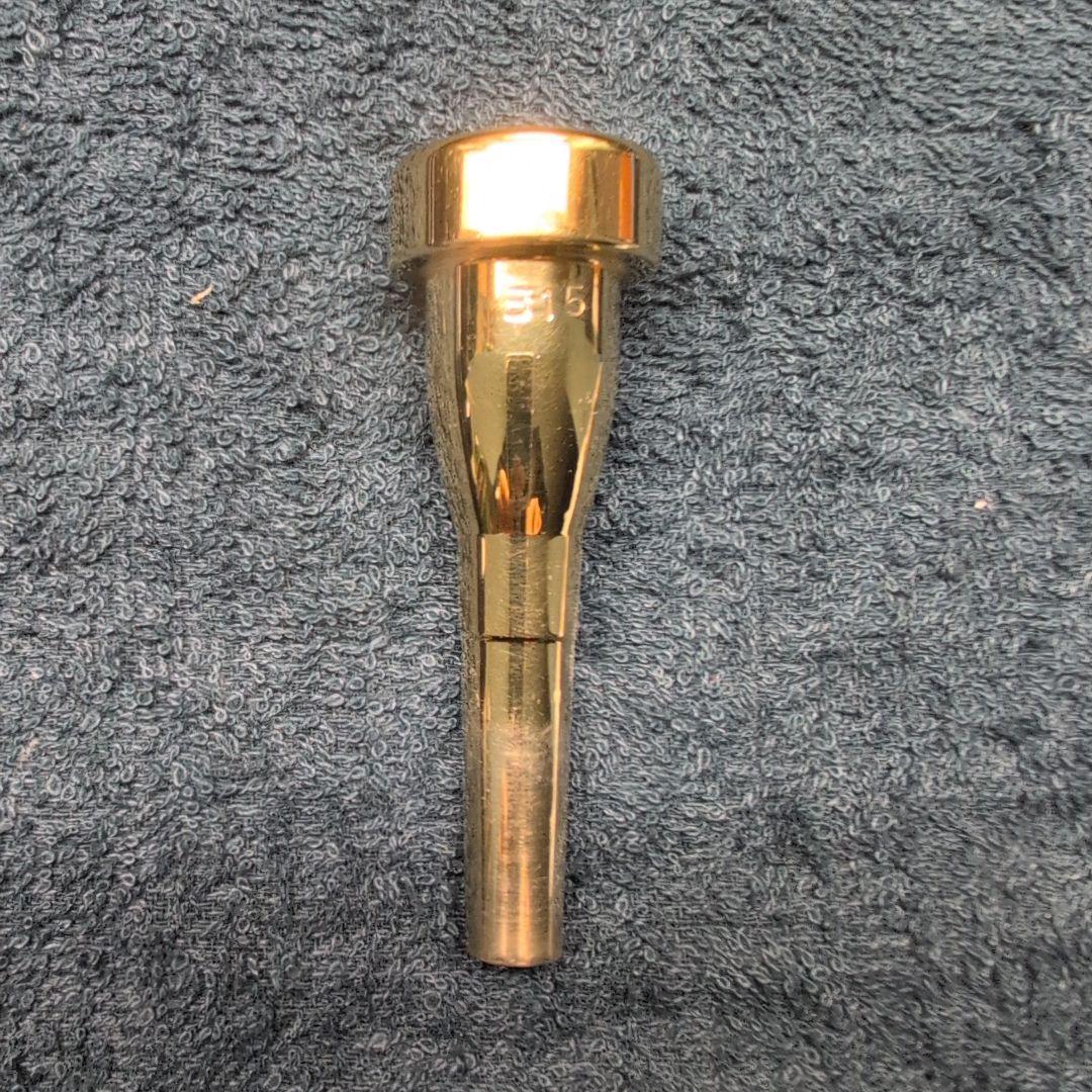 トランペットマウスピース モネットB15 金メッキ