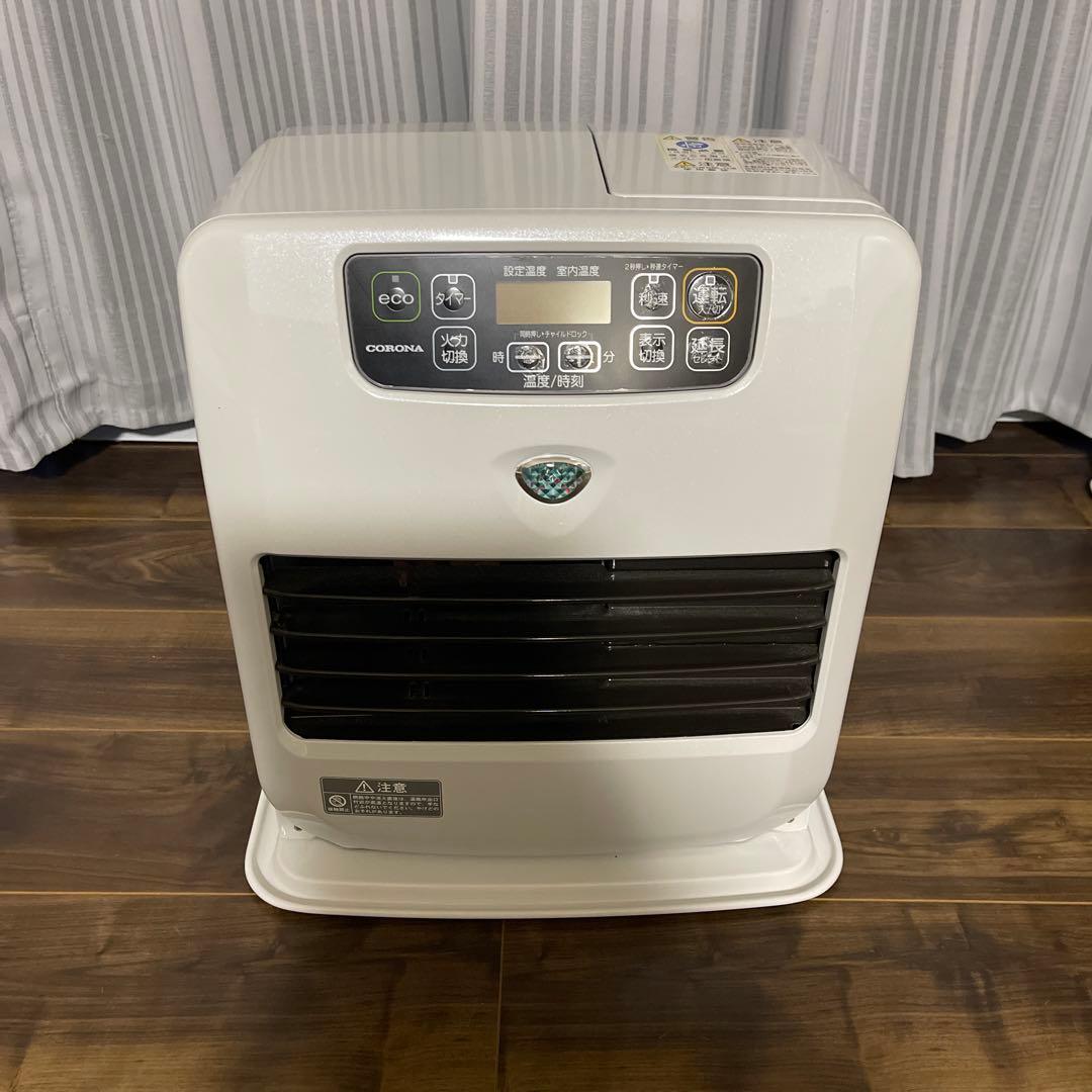 岡*明様 中古コロナ石油ファンヒーター KCF-3222Y 22年製