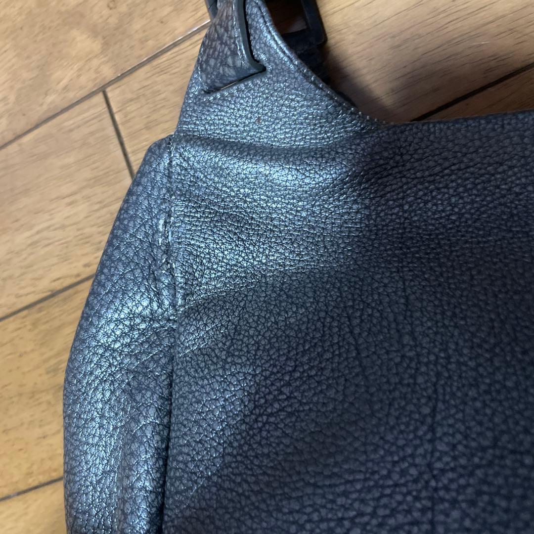 ermenegildo zegna ダークグレー ショルダーバッグ